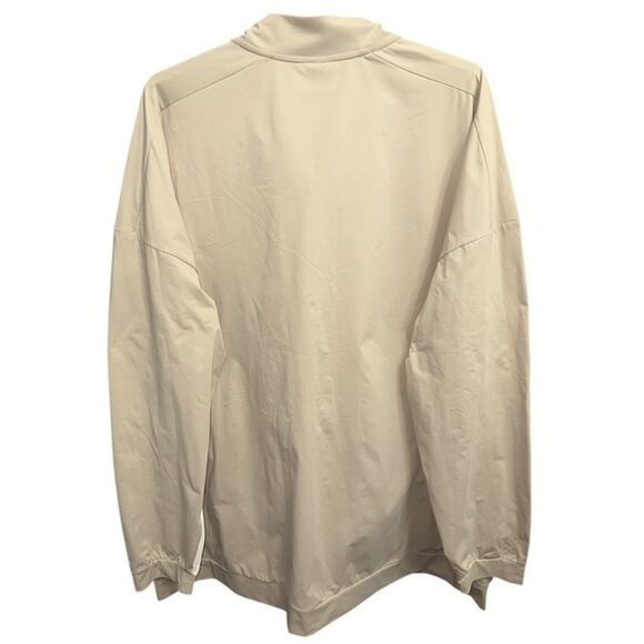 Xersion 3XLT Jacket Lifestyle Mock Neck Beige Tan Colorblock Windbreaker 3X Tall - Picture 4 of 4